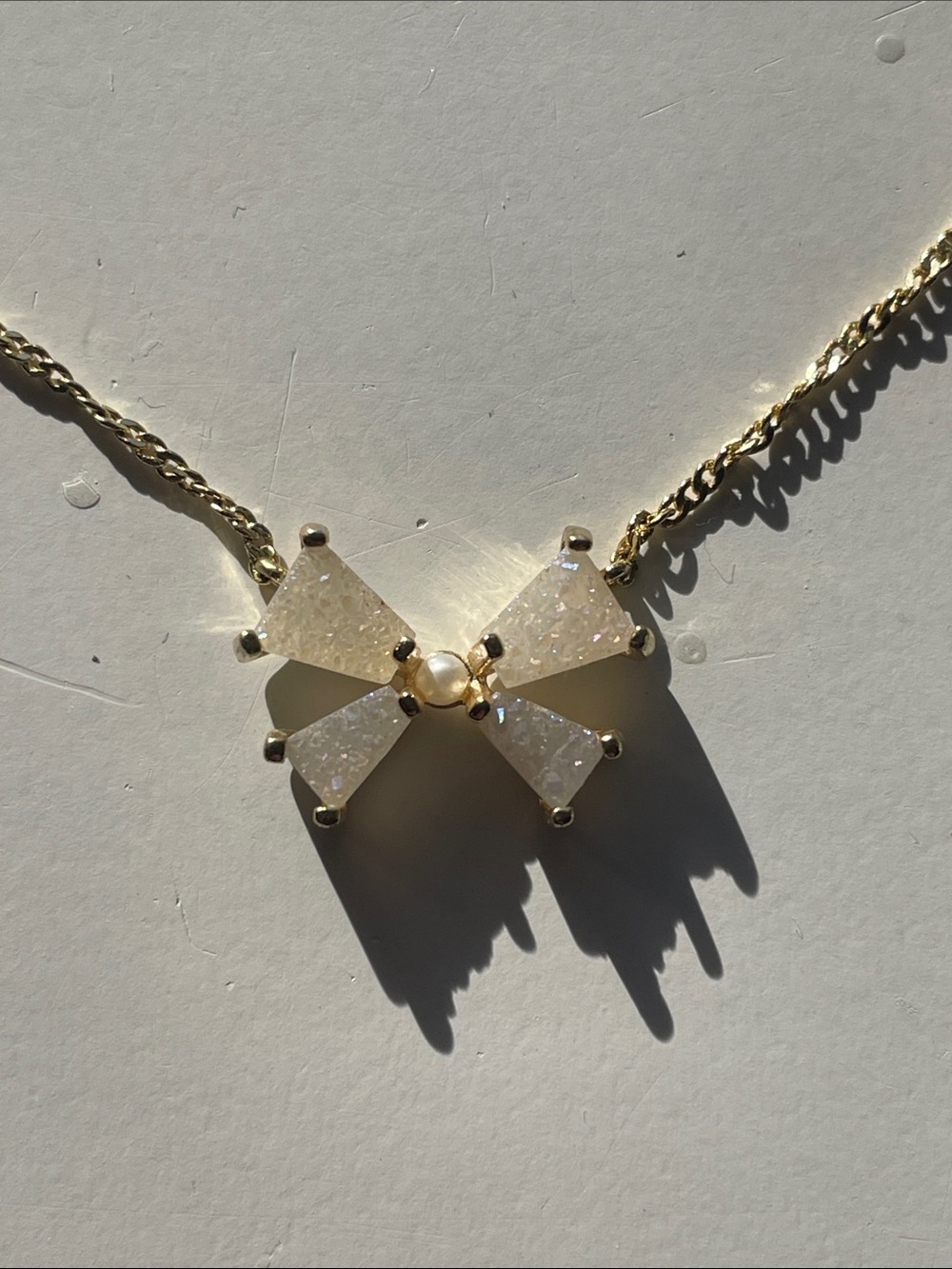 Kendra Scott 14k Gold Plated Bow Necklace